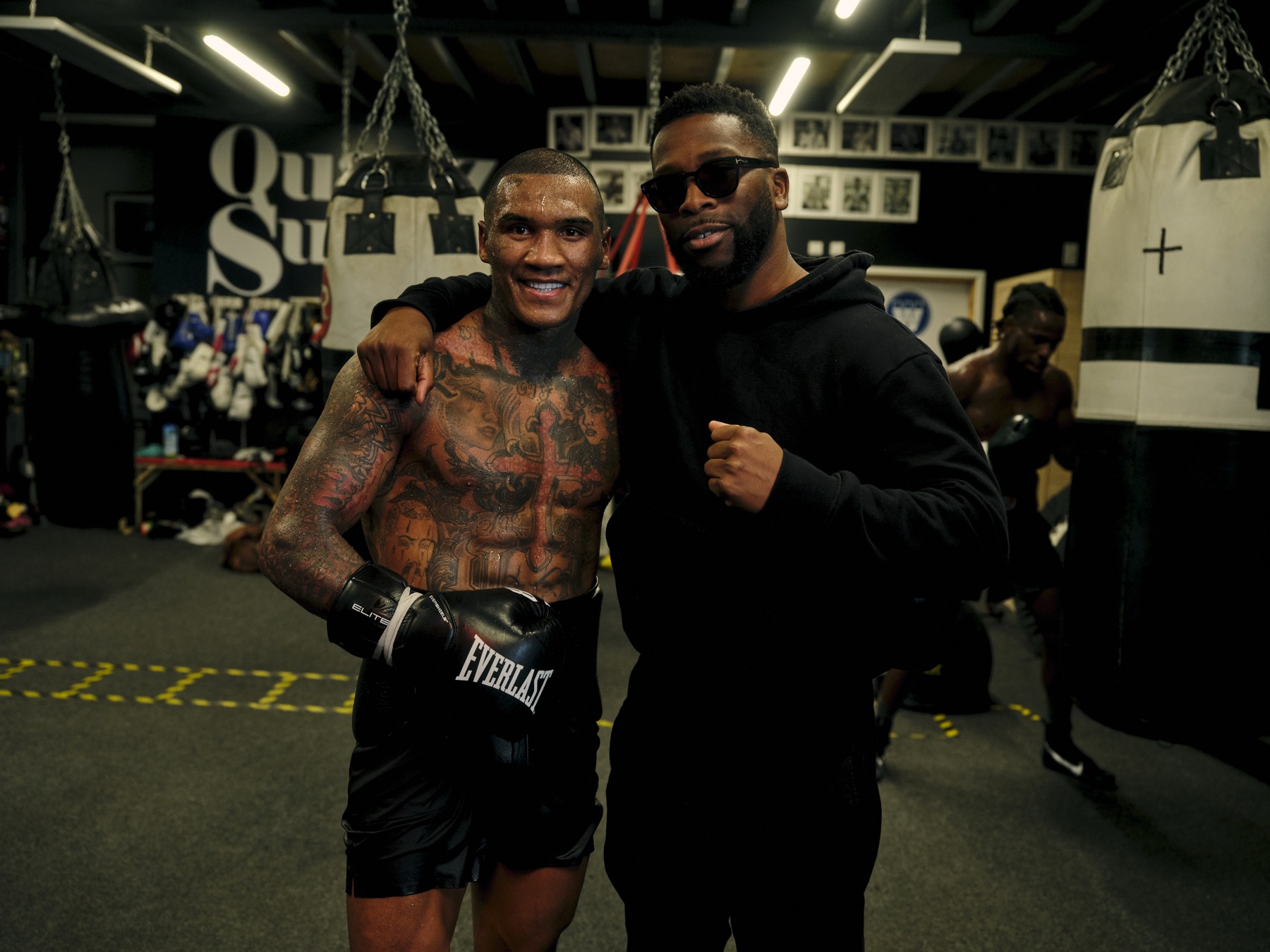 Training camp in the gym.