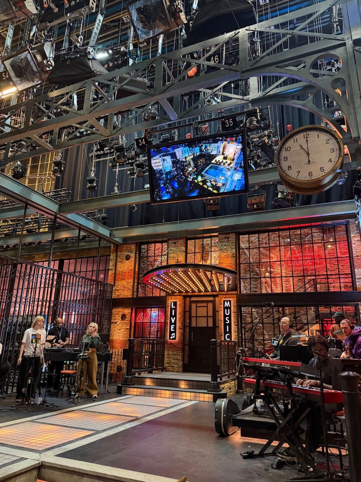 The Saturday Night Live UK stage.